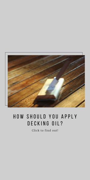 how to apply decking oil